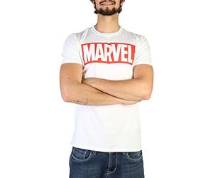 MARVEL Men's Rfmts327 T Shirt, White, XL UK