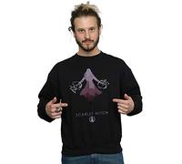 Marvel Men's Scarlet Witch Silhouette Sweatshirt Black Medium