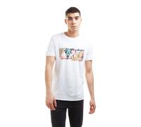 Marvel Men's Scrapbook Logo Cotton T-Shirt White | Size: 2XL Marvel White 2XL