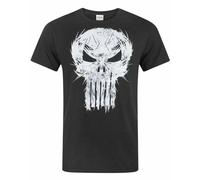 Marvel Black Logo Short Sleeved T-Shirt Mens