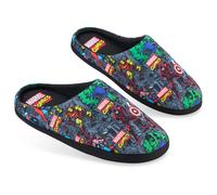 Marvel Mens Slippers Avengers Captain America Spiderman Iron Man Comic Novelty