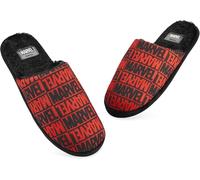 Marvel Men's Slippers - Warm Cosy Indoor Non Slip House Shoes Size 6-7 Lounge
