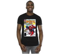 Marvel Men's Spider-Man Age Comic Cover T-Shirt in Black | Size: 4XL Marvel Black 4XL
