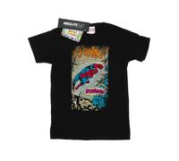 (L, Black) Marvel Mens Spider-Man Ftanng T-Shirt