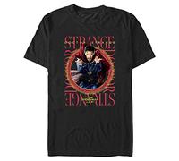 Marvel Men's Spider-Man Home Strange Ways Tops Short Sleeve Tee Shirt T, Black, XXXXL