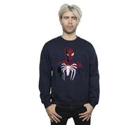 Marvel Men's Spider-Man Shadow Sweatshirt Navy Blue XX-Large