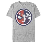 Marvel Men's Spider Venom T-Shirt, Athletic Heather, 5XL Big Tall