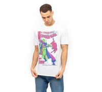 Marvel Men's Spiderman Madness Cotton T-shirt in White | Size: Small Marvel White S