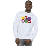 Marvel Men's Spidey & His Amazing Friends Faces Sweatshirt in White | Size: 5XL Marvel White 5XL