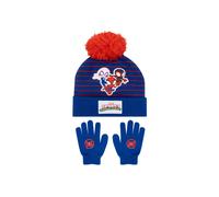 Marvel Men's Spidey & His Amazing Friends Hat & Gloves Set in Blue Marvel Blue One Size