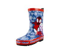 Marvel Men's Spidey & His Amazing Friends Wellies in Blue | Size: 1 Marvel Blue 1