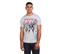 Marvel Mens T-shirt Trio Heroes Top Tee S-2XL Official