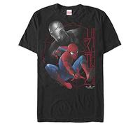 Marvel Men's Team Work T-Shirt, Black, 3XL