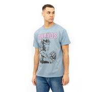 Marvel Men's Thanos Cotton T-Shirt Mid Blue | Size: Large Marvel Mid Blue L