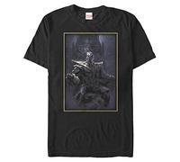 Marvel Men's Thanos Throne T Shirt, Black, M UK
