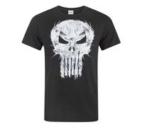 Marvel Mens The Punisher Logo T-ShirtS Black NS4138
