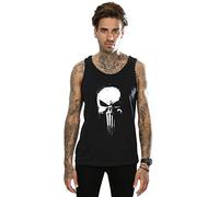 Marvel Men's The Punisher Spray Skull Vest Black X-Large