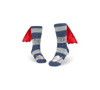 Marvel Men's Thor Blue & Grey Slipper Socks Marvel Multicolor One Size