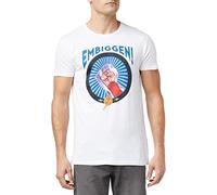 Marvel Men's Uxmissmts008 T-Shirt, White, XXL