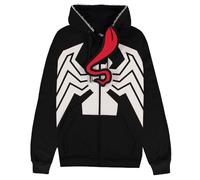 Marvel Men's Venom 2-Novelty Hoodie-M Sweater Vest, Black, M