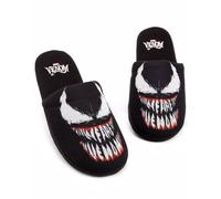 Marvel Gift Slippers Men's Slip On Alien Symbiote House Shoes, black, 8.5/9 UK