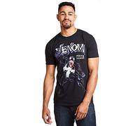 Marvel Men's Venom Attack T Shirt, Black (Black Blk), S UK