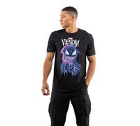 Marvel Men's Venom Grin Cotton T-Shirt Black | Size: 2XL Marvel Black 2XL