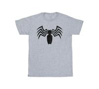 Marvel Mens Venom Spider Logo Emblem T-Shirt - Sports Grey - Sports Grey - XXL