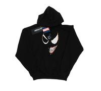 Marvel Mens Venom Split Face Hoodie (Black) - Size X-Large