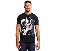 Marvel Men's Venom T Shirt, Black (Black Blk), L UK