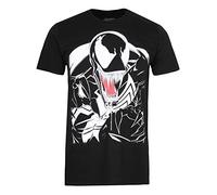 Marvel Men's Venom T Shirt, Black (Black Blk), XXL UK
