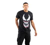 Marvel Men's Venom Teeth Cotton T-Shirt Black | Size: Small Marvel Black S
