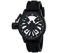 Marvel Men's W001757 The Avengers Captain America Analog-Quartz Black Watch