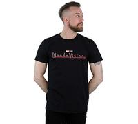 Marvel Men's WandaVision Logo T-Shirt Black Large