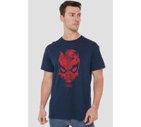 Marvel Men's Webhead T-Shirt in Navy | Size: Large Marvel Navy L