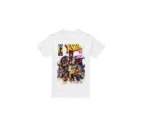 Marvel Mens X-Men Comic Cover Team T-Shirt - White - White - XL