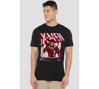 Marvel Men's X-Men Cyclops Info T-Shirt in Black | Size: 2XL Marvel Black 2XL