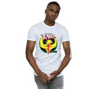 Marvel Men's X-Men Phoenix Circle T-Shirt White Medium