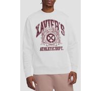 Marvel Men's X-MEN PROFFESSOR XAVIER'S ATHLETIC DEPT Sweatshirt in White | Size: Medium Marvel White M
