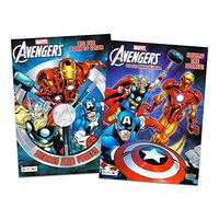 Marvel Mighty Avengers® Coloring and Activity Book Set (2 Books ~ 96 pgs each)