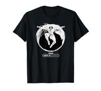 Marvel Moon Knight Leaping Circle Line Drawing T-Shirt