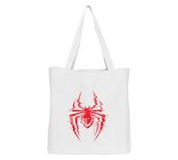 Marvel Morales Glitch Spider BWMAGAGBB003 Unisex Tote Bag, White, Size T/U, white, 38 X 42 CM, Utility