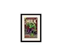 MARVEL MP11021P-PL Incredible Hulk (Monster Unleashed) 30x40 cm Mounted & Framed