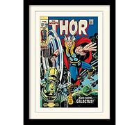 MARVEL MP11025P-PL Thor (Galactus) 30x40 cm Mounted & Framed