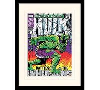 MARVEL MP11232P-PL Incredible Hulk (Inhumans) 30x40 cm Mounted & Framed