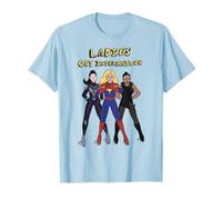 Marvel Ms. Marvel Ladies Get Information Group Doodle T-Shirt