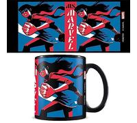 Marvel Ms Marvel Mug (Kamala Design) 11oz Ceramic Coffee Mug, Marvel Gifts for Men, Marvel Gifts for Women, Cups and Coffee Mugs for Women and Men, Mugs for Kids - Official Merchandise