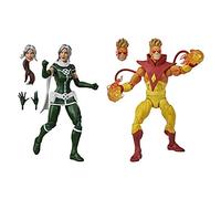 Set 2 figuras Pyro y Rogue Marvel Legends 15cm