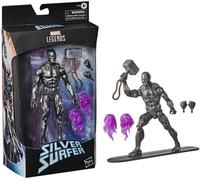 Marvel Legends Hasbro Series Avengers 15-cm Collectible Action Figure Toy Silver Surfer with 6 Accessories