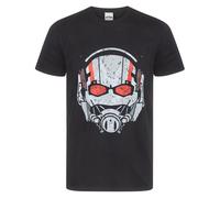 Marvel Official Mens Ant-Man Helmet T-Shirt2XL Black NS4591